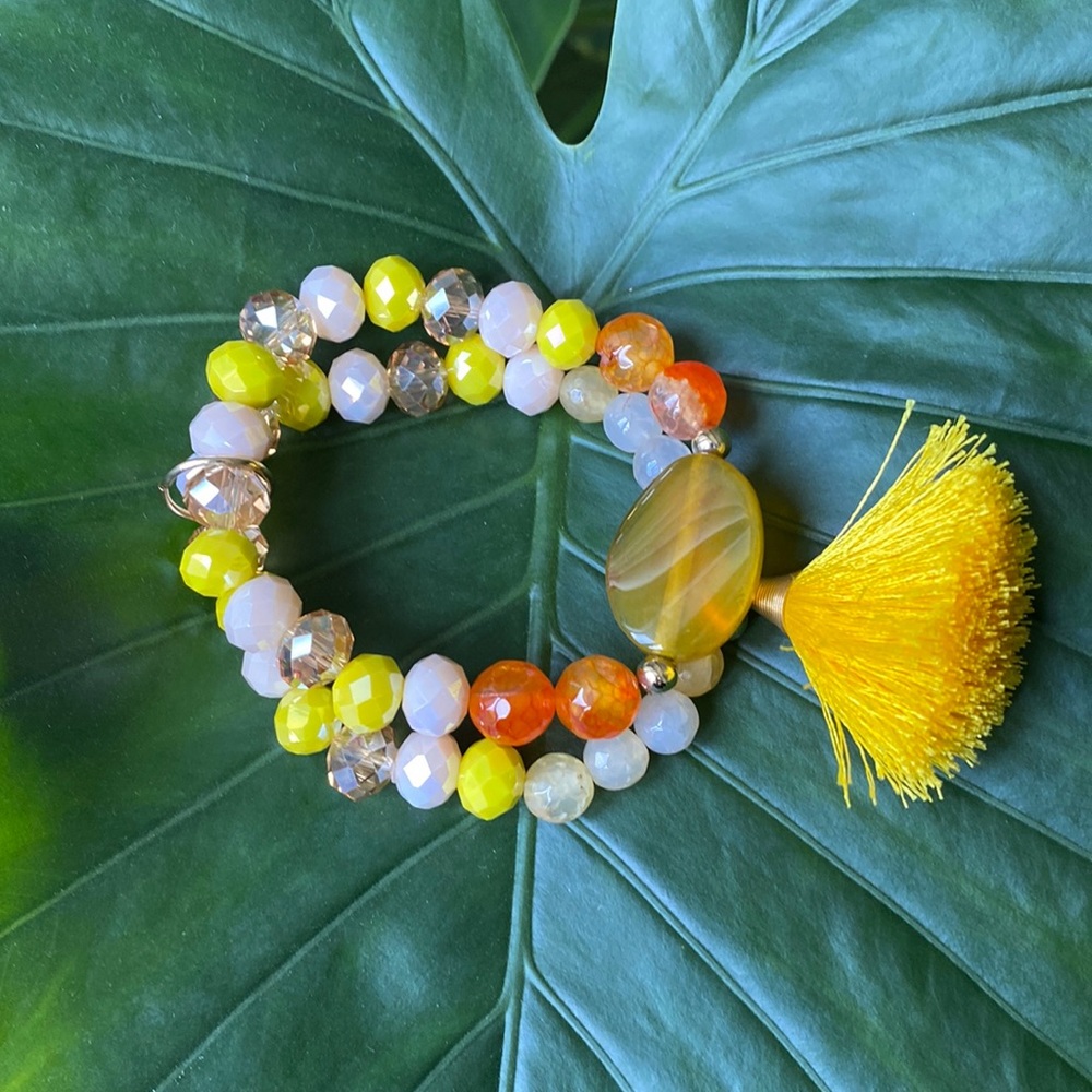 Tassel Beaded Bracelet